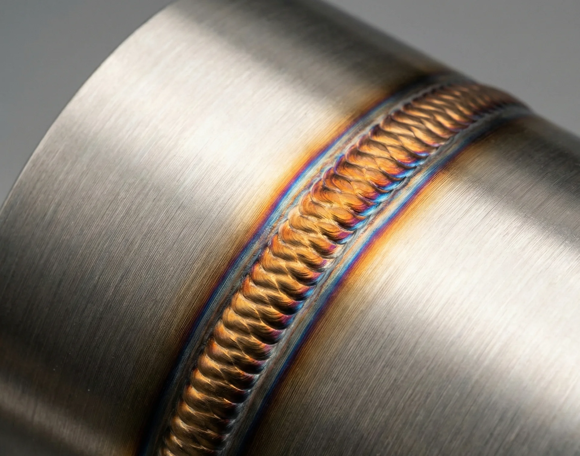 Идеальный сварочный шов макро